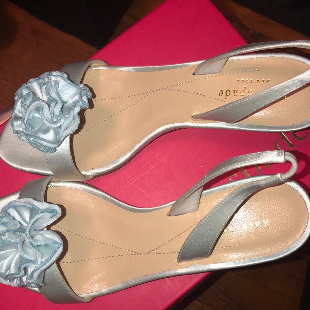 Kate spade satin 2 inch sandal